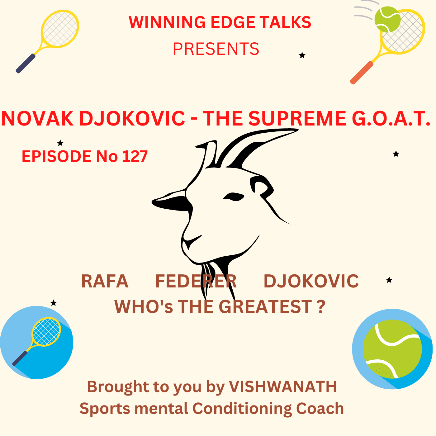 Episode 127 NOVAK DJOKOVIC THE SUPREME G.O.A.T.