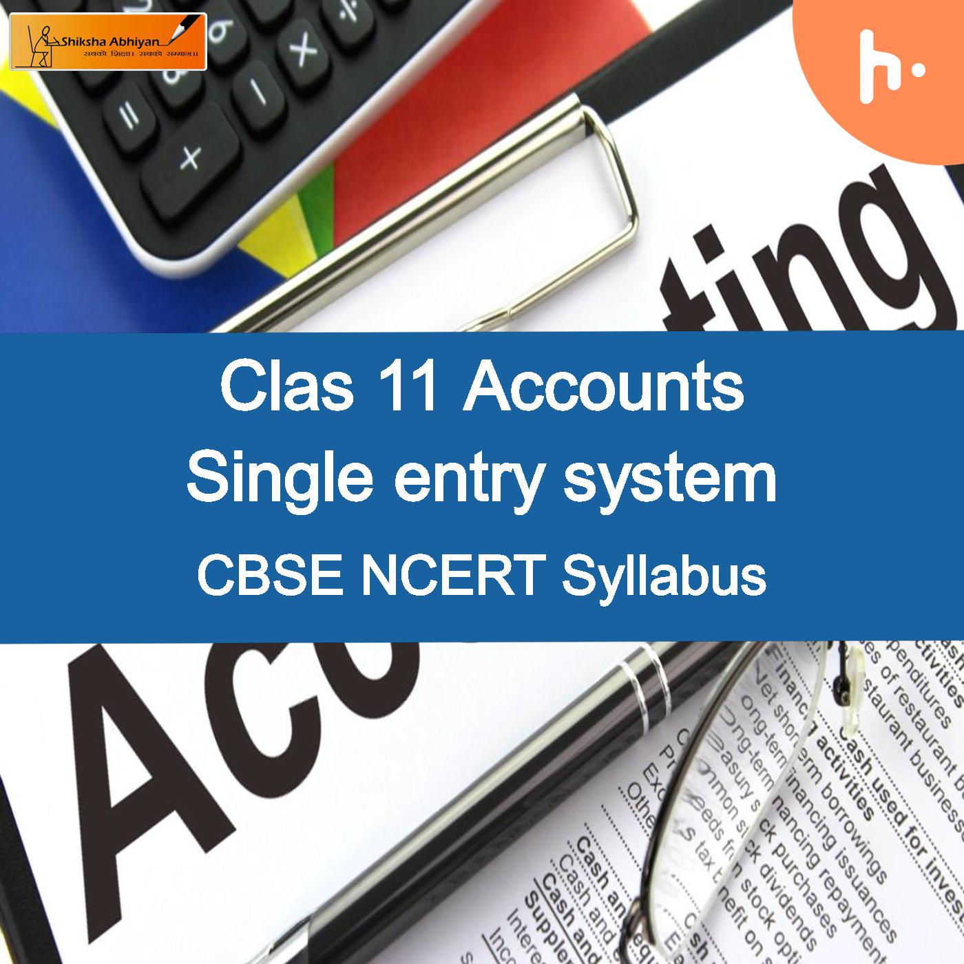 Questions Set-2 | CBSE | Class 11 | Accountancy | Single Entry System