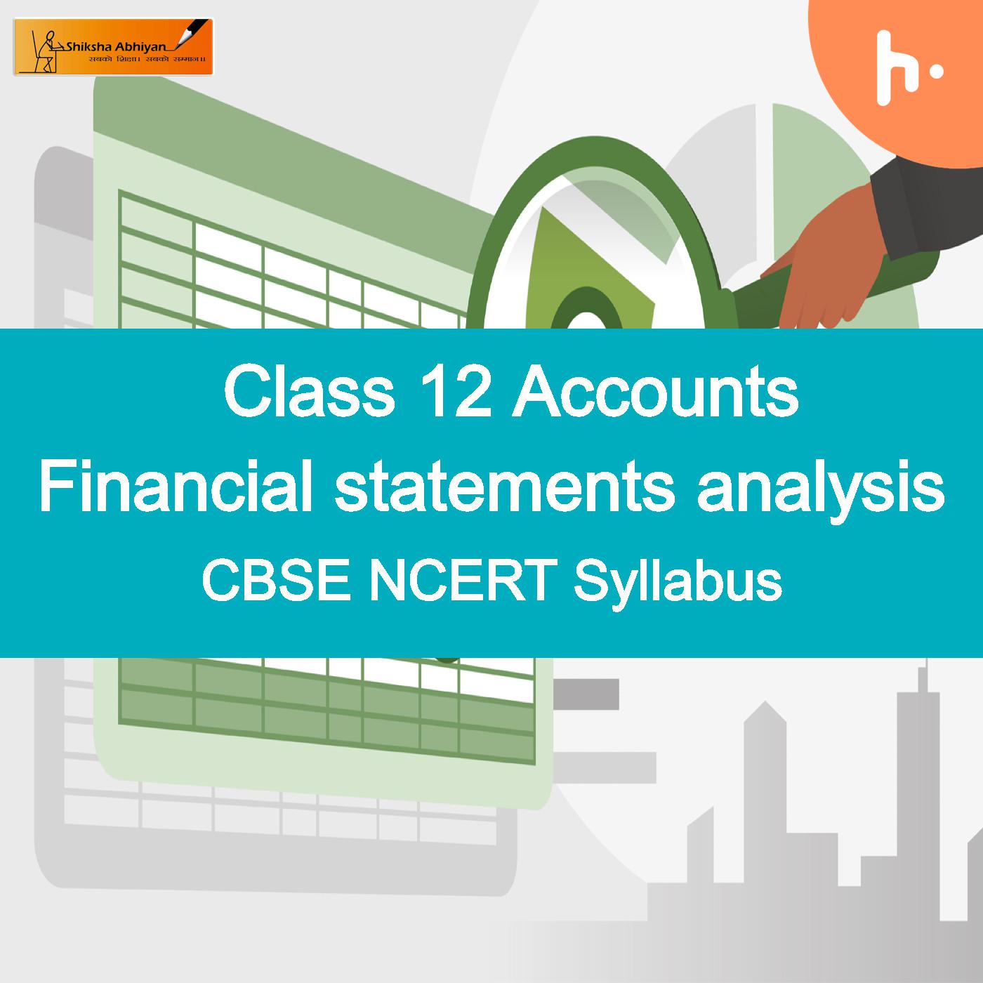 Theory Set |Class 12 | CBSE | Accounts | Financial Statements Analysis