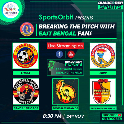 'SportsOrbit' Breaking the Pitch - East Bengal Fans 'SportsOrbit' Breaking the Pitch - East Bengal Fans