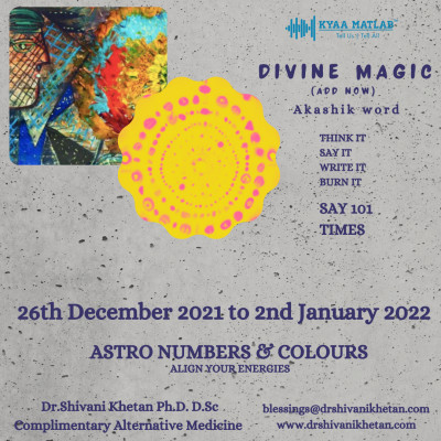 Episode 9 - 26th Dec2021 to 2nd Jan 2022 | Dr.Shivani Khetan Ph.D. D.Sc episode artwork