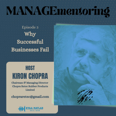 EPISODE 3 : WHY SUCCESSFUL BUSINESSES FAIL | MANAGEmentoring episode artwork