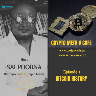 EPISODE 1 : BITCOIN HISTORY | CRYPTO META V CAFE episode artwork