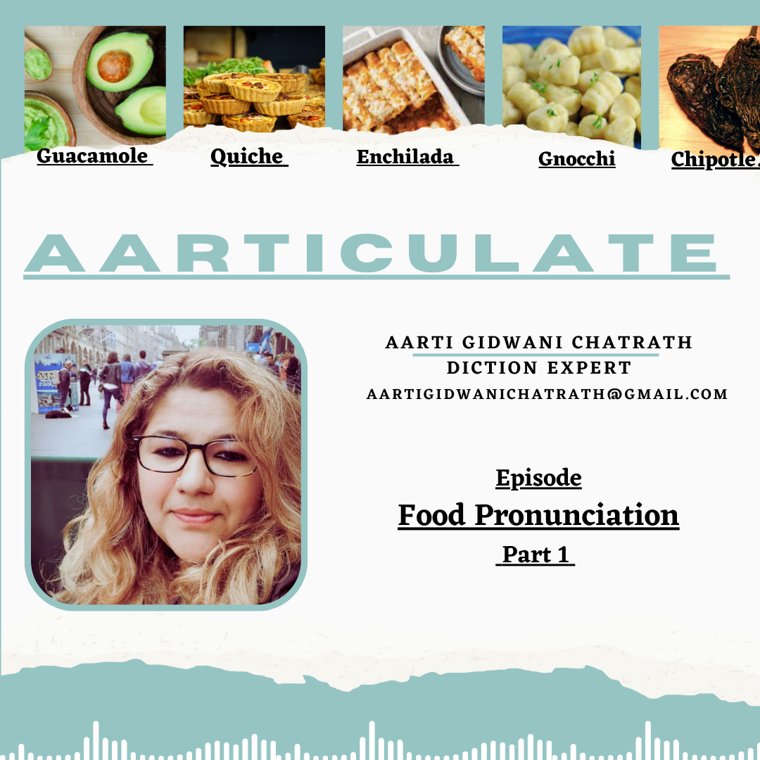 EPISODE 3: FOOD PRONUNCIATION (Part 1) | AARTICULATE episode artwork