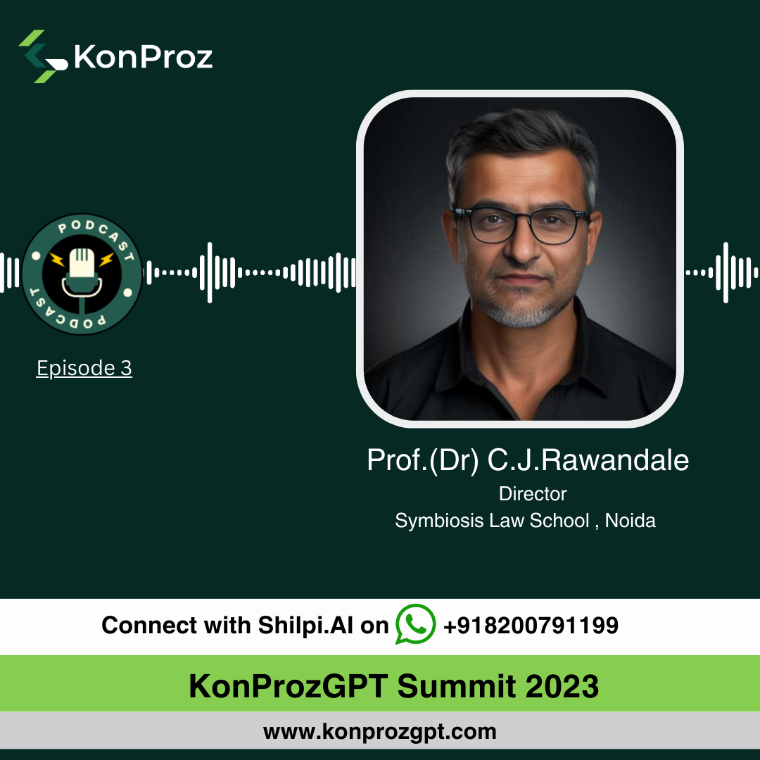 EPISODE 3 : Prof.(Dr) C.J.Rawandale | KonprozGPT SUMMIT 2023 episode artwork