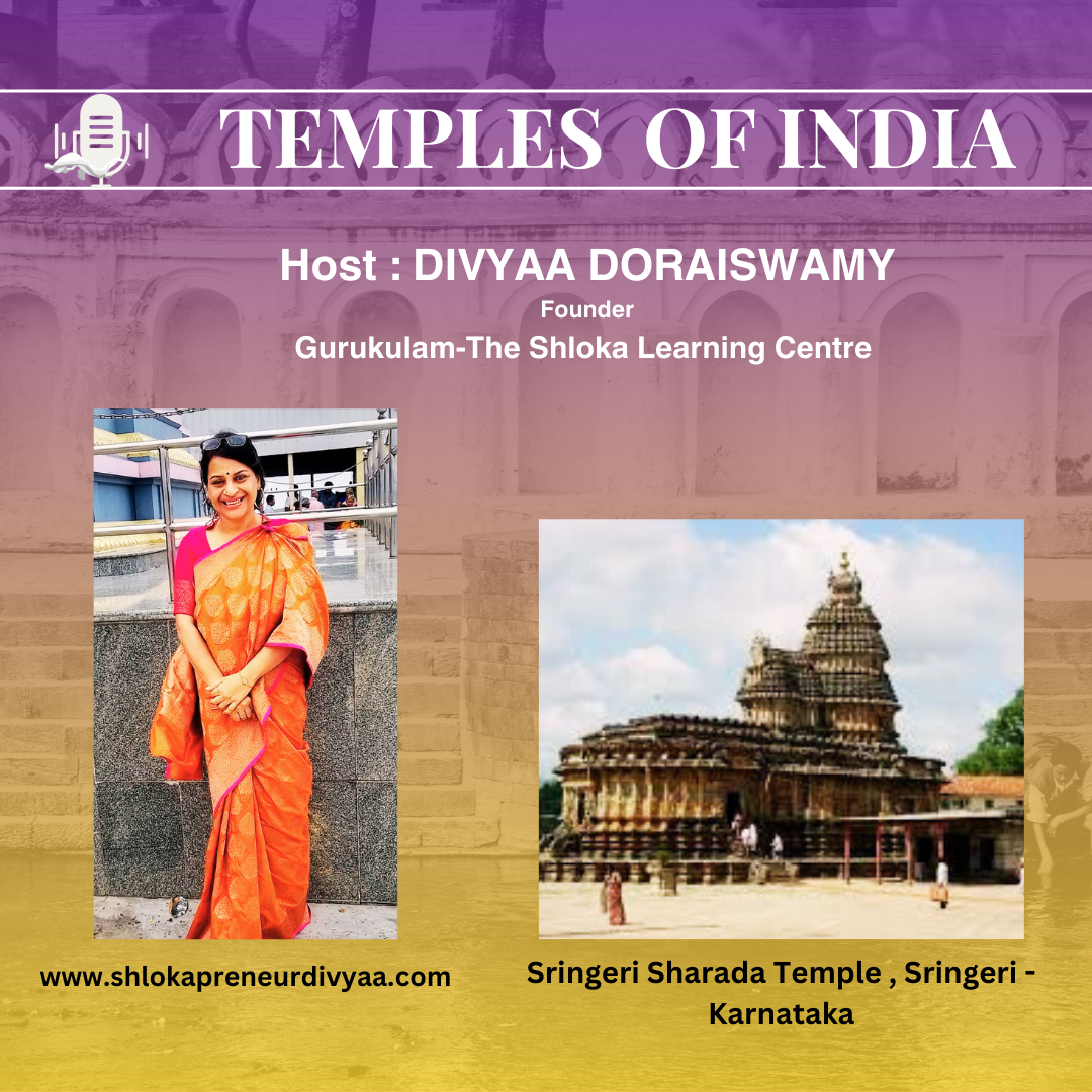 Épisode : Sringeri Sharada Temple, Sringeri, Karnataka | Temples Of India | Divyaa Doraiswamy episode artwork
