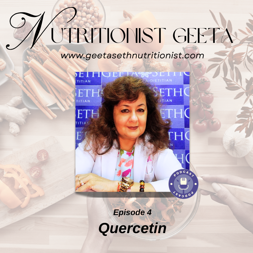 Episode 4: Quercetin | Nutritionist Geeta episode artwork