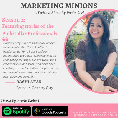 Rashi Akar, Founder, Country Clay: Pink Collar Professionals