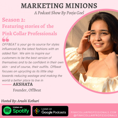 Akshata, Founder, OffBeat: Pink Collar Professionals