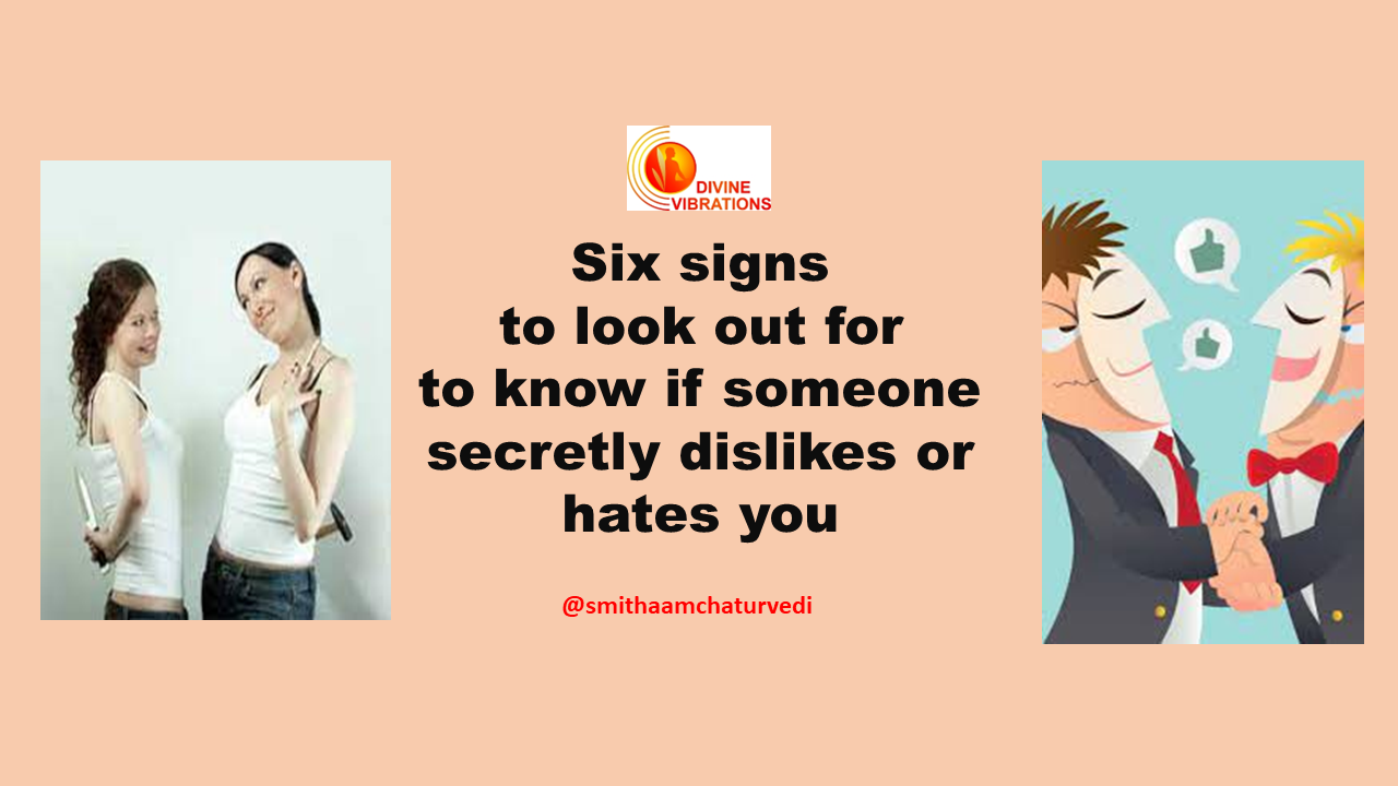 Six signs to look out for to know if someone secretly dislikes or hates you episode artwork