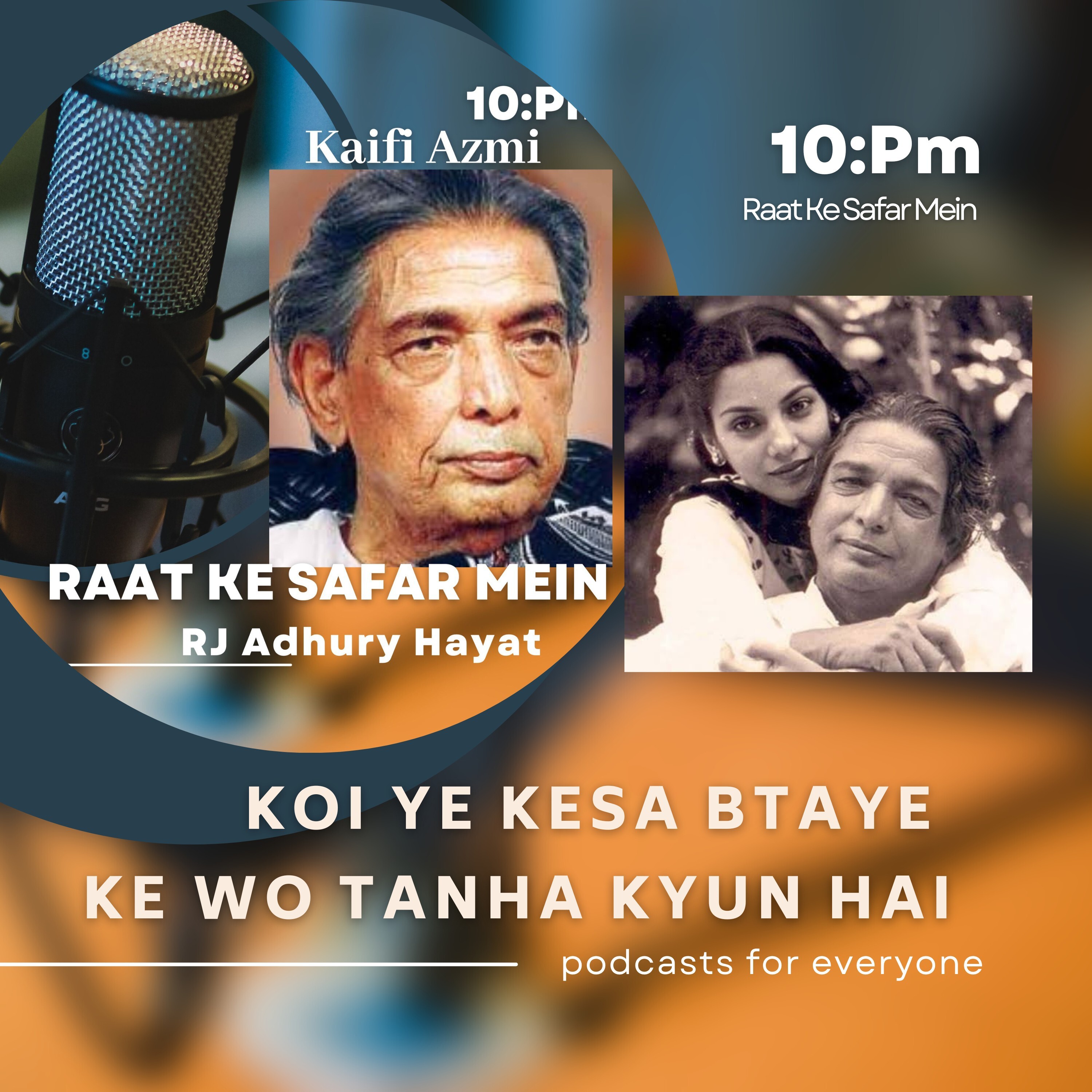 Koi Ye Kese Btaye Ke wo Tanha kyun hai (Kaifi Azmi Sahab) Raat Ke Safar Mein