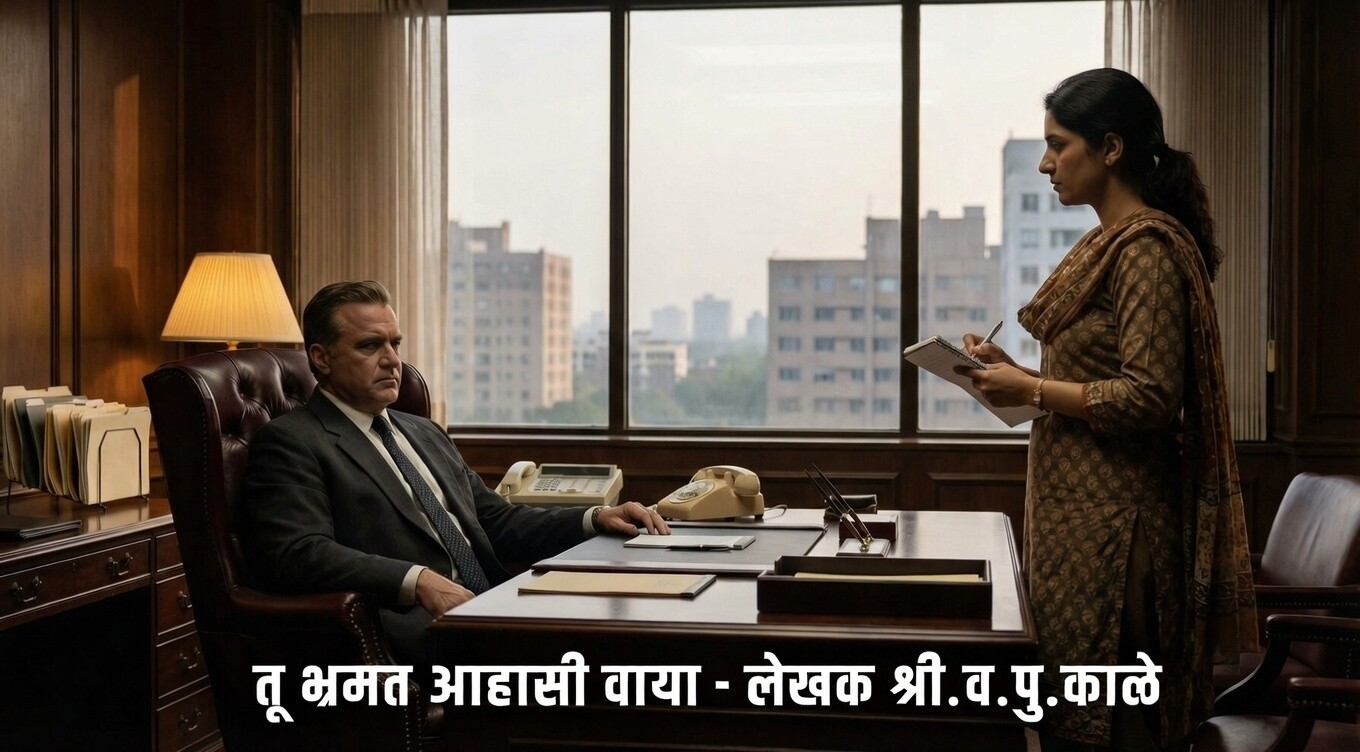 Episode 9 लेखक - व.पु.काळे - तू भ्रमत आहासी वाया - भाग २ Contd episode artwork