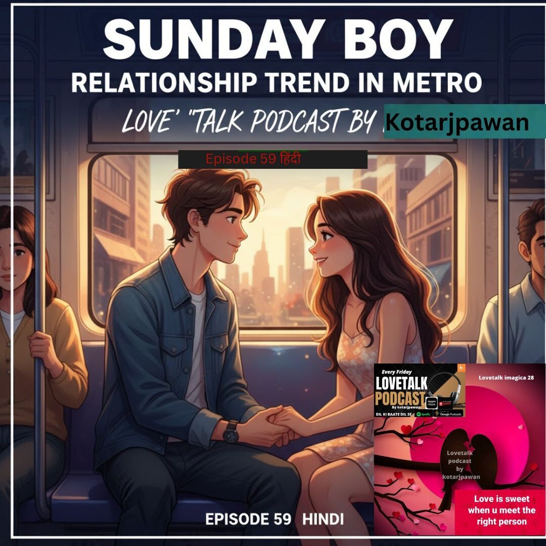 हिन्दी Sunday boy or girl trend in metro cities by Kotarjpawan and cosmopolitan india episode 59 LOVETALK podcast by Kotarjpawan