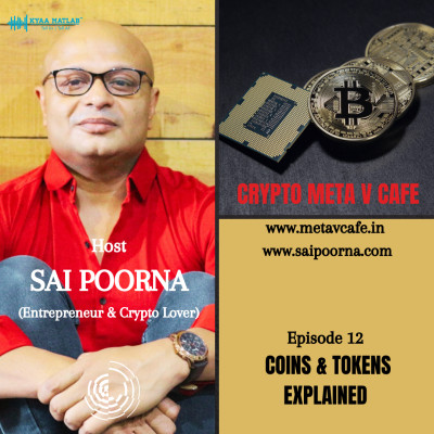 EPISODE 12 : COINS & TOKENS EXPLAINED | CRYPTO META V CAFE episode artwork