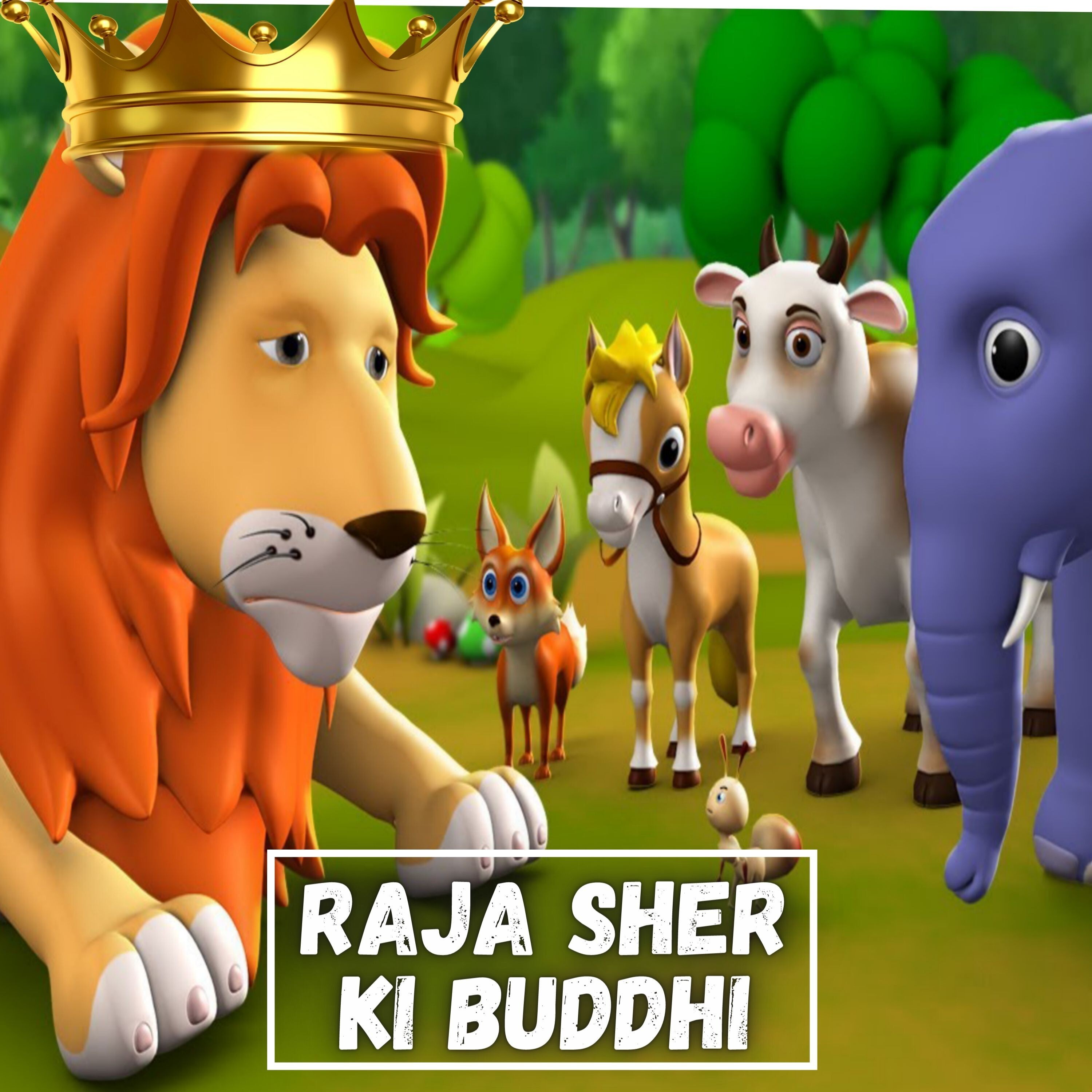 Jungle ke Raja Sher Ki Samajhdari | Wiseness of Jungle King Lion, Hindi Moral Story EP 10 episode artwork