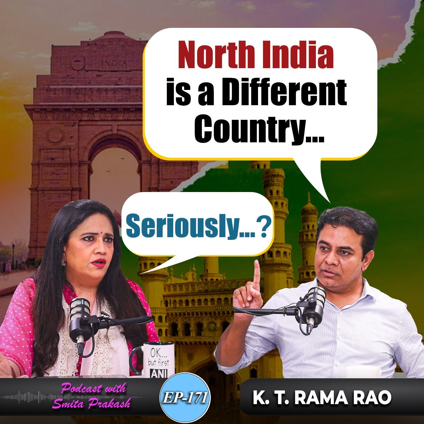 EP 171 - Telangana Politics, North Vs South Debate, Delhi Liquor 'Scam ...