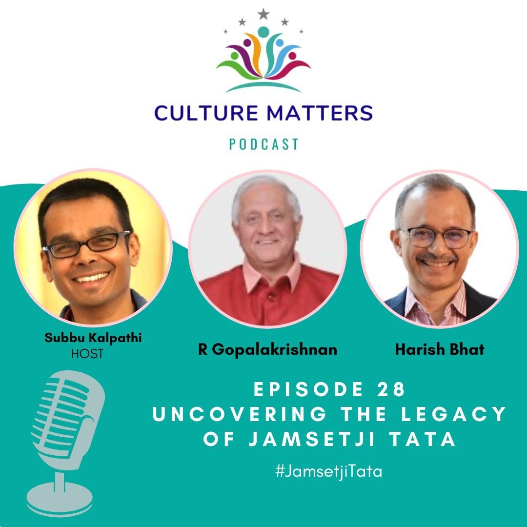 Uncovering the legacy of Jamsetji Tata with R Gopalakrishnan and Harish Bhat Uncovering the legacy of Jamsetji Tata with R Gopalakrishnan and Harish Bhat
