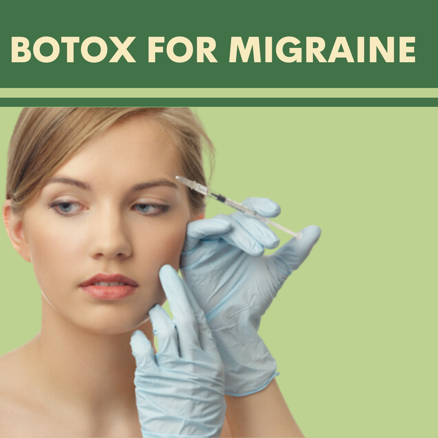 Botox for Migraine, withouth medicines, migrane solution, pal, adajan, vesu, piplod, athwagate,bhatar, olpad, elegance clinic episode artwork