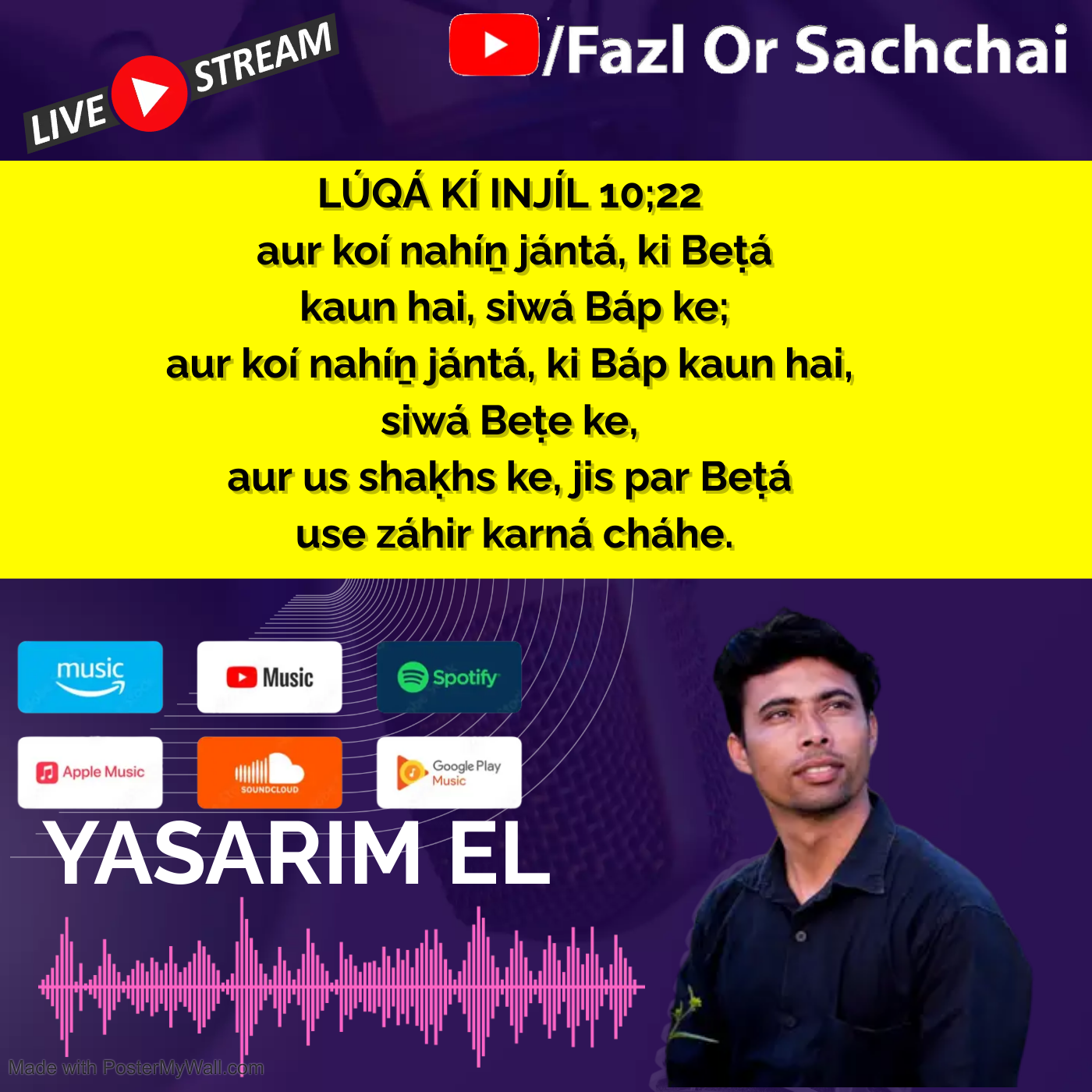 Yasarim El Fazl or Sachchai Roman Urdu bible podcast