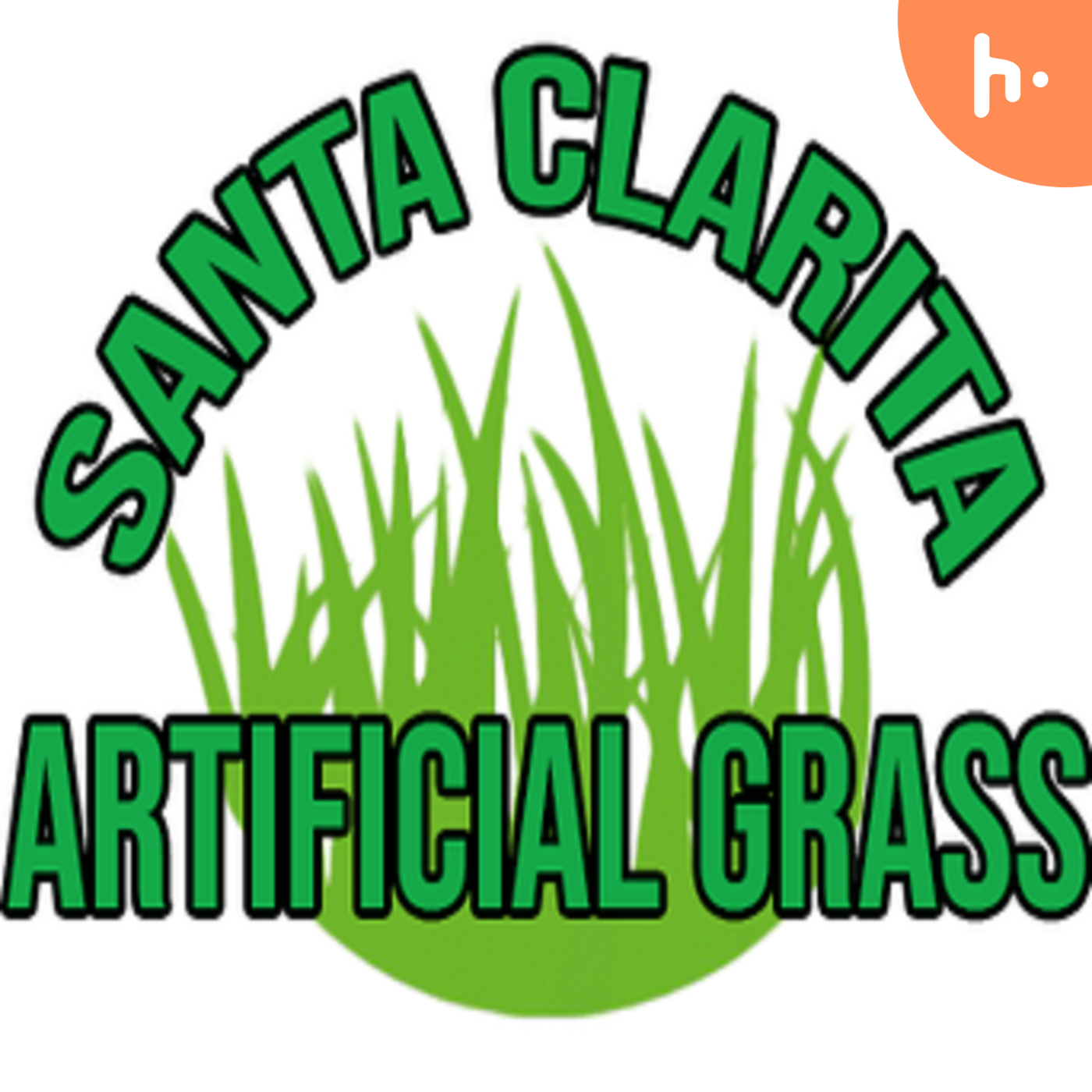 Fake grass landscape in Santa Clarita CA