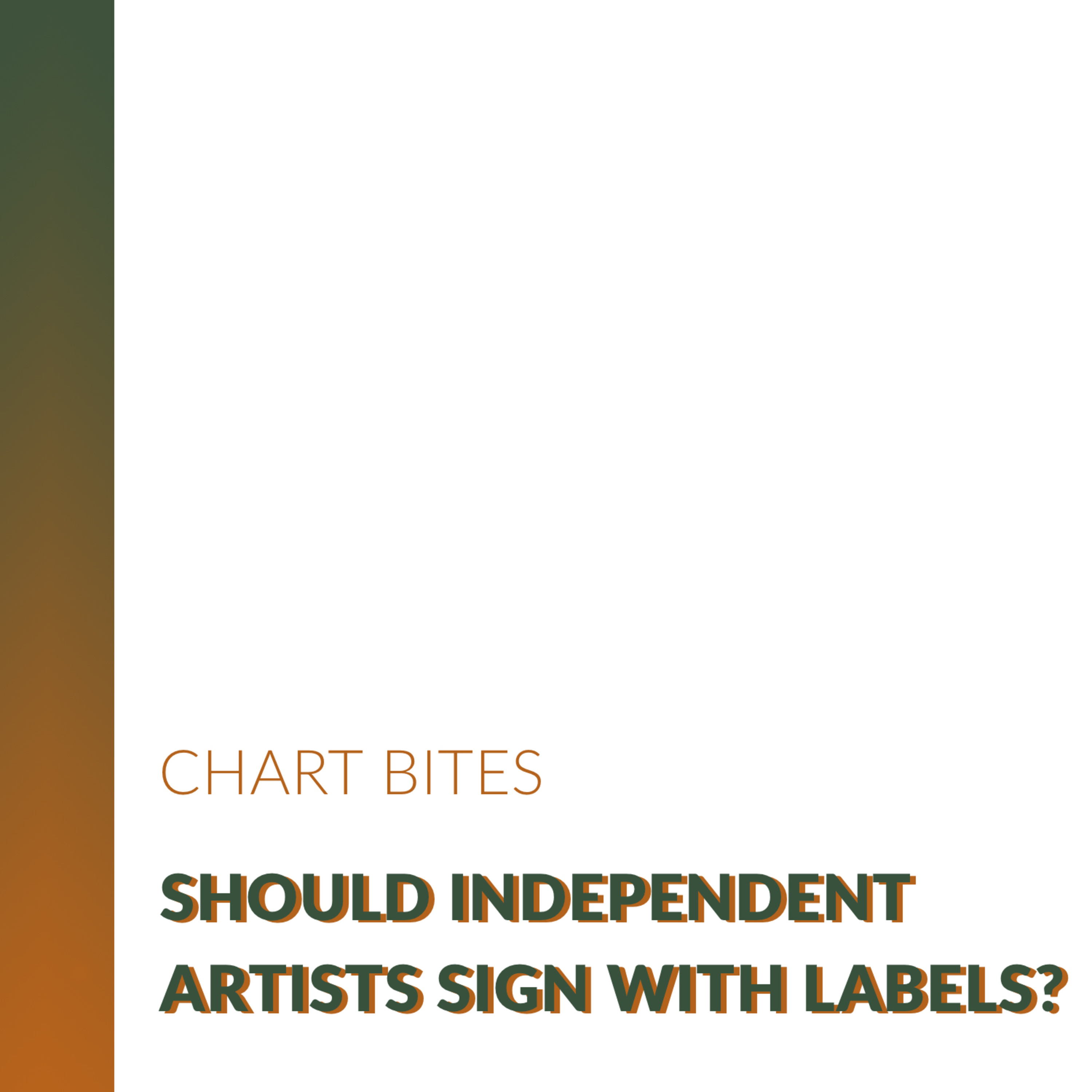 Should independent acts sign with labels?