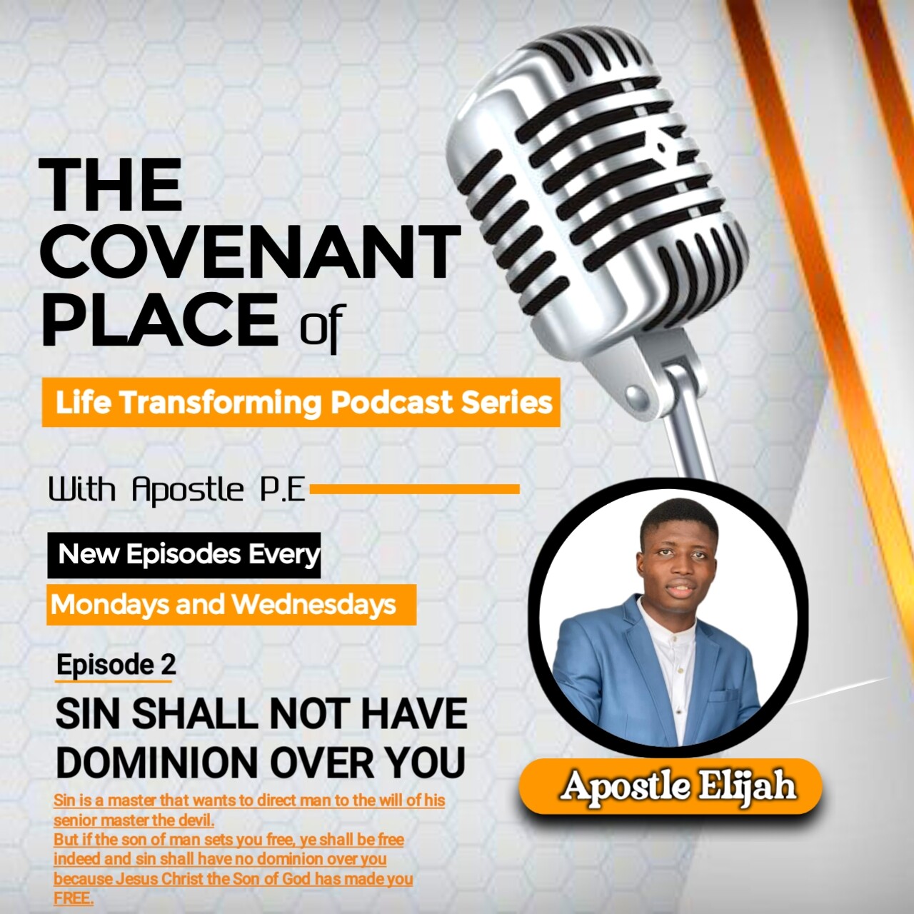 SIN SHALL NOT HAVE DOMINION OVER YOU episode artwork