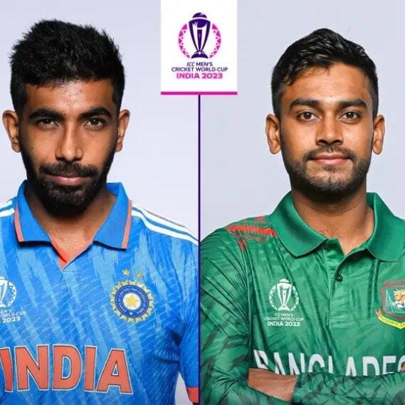"Battle on the Pitch: Bangladesh vs. India - ICC CWC 2023 Showdown Preview"