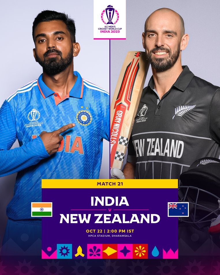 Cricket Clash: NZ vs IND - CWC 2023 Preview