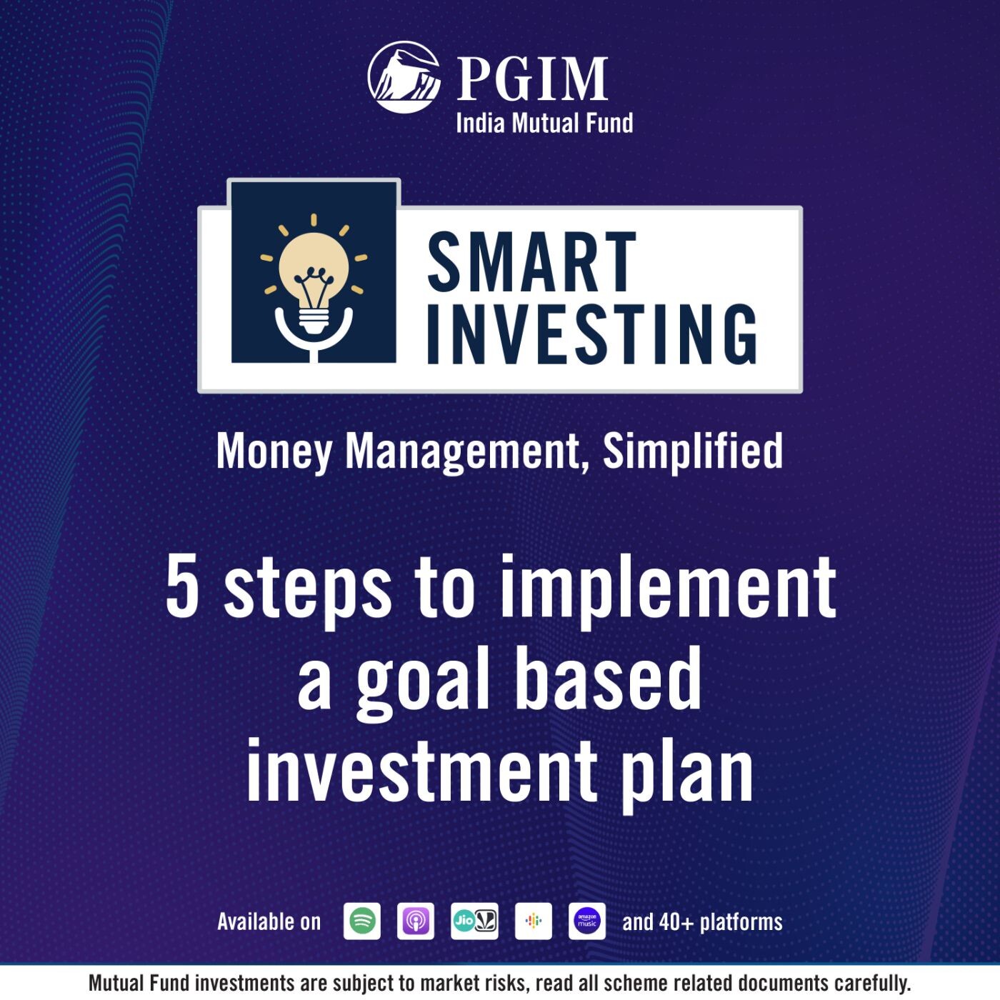 Ep 009 - 5 steps to implement a goal based investment plan episode artwork