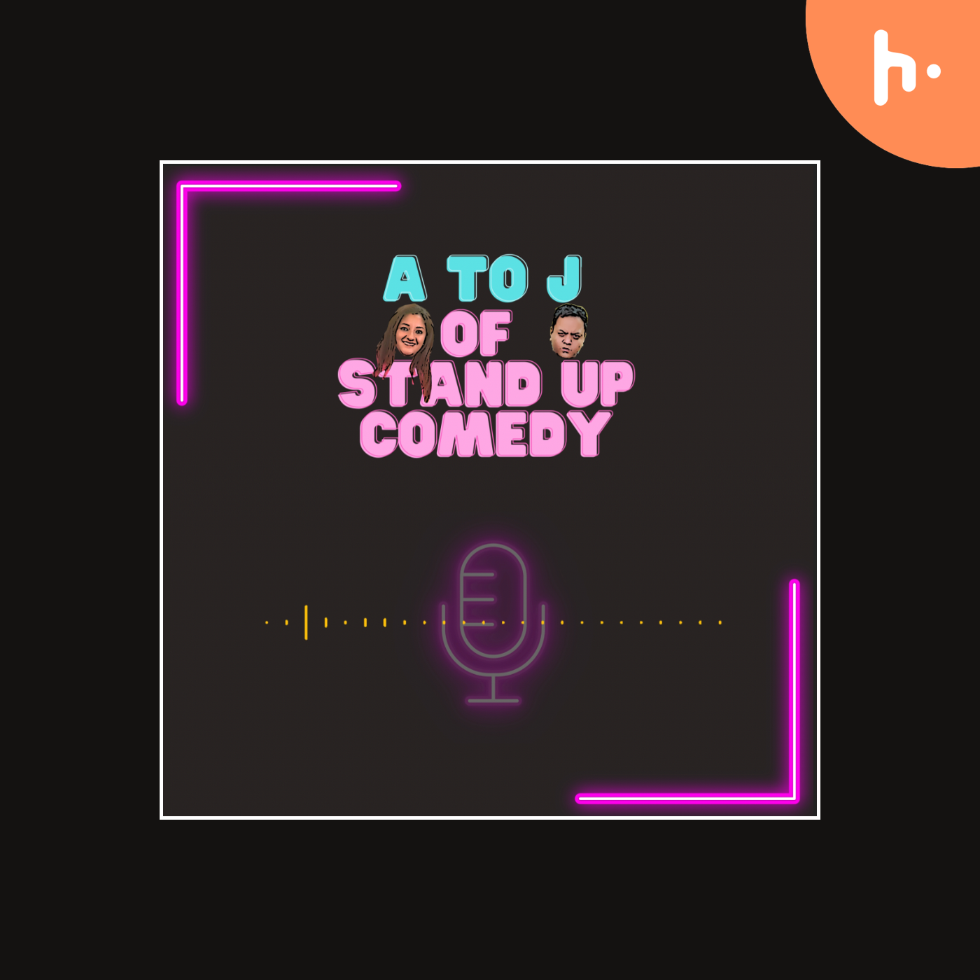 A to J of Standup Comedy podcast artwork
