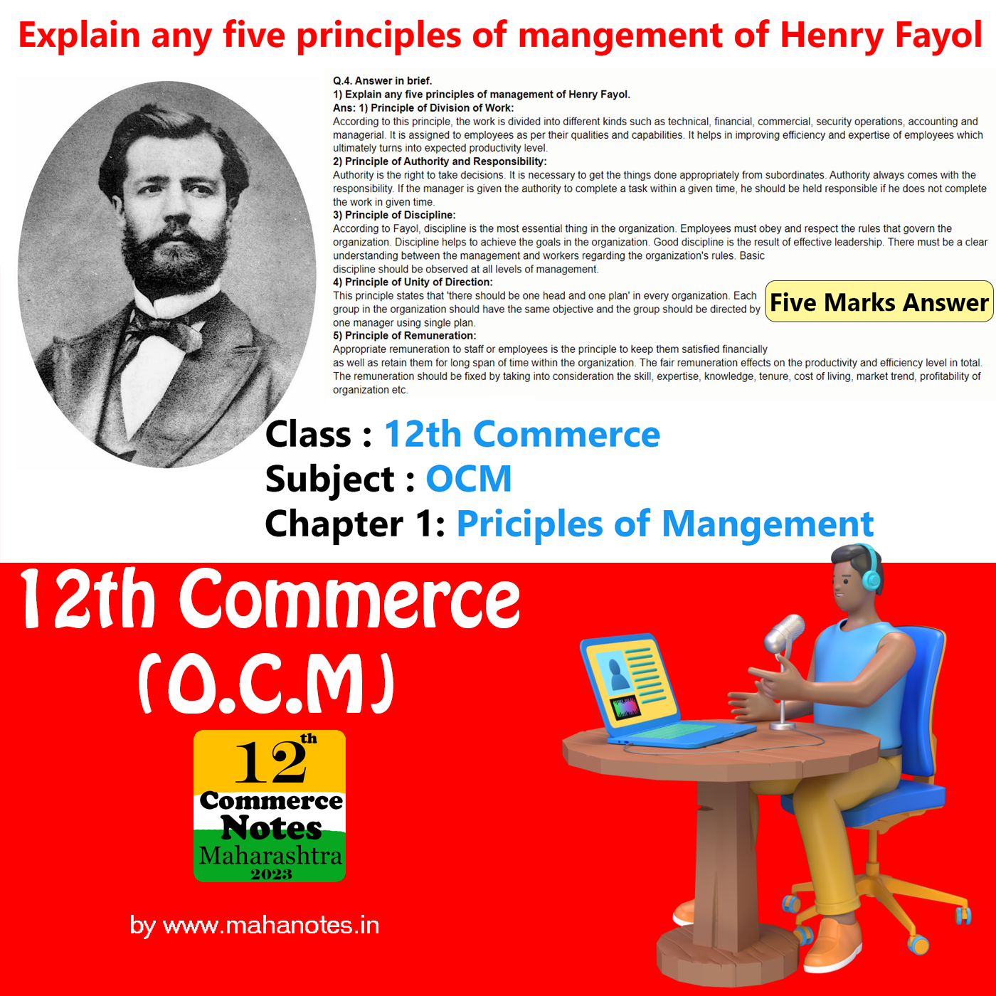 Episode 1 - Exploring Henry Fayol's 14 Principles (Part 1) episode artwork