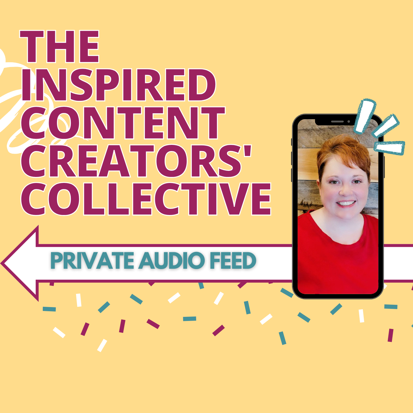 THE INSPIRED CONTENT CREATORS' COLLECTIVE PRIVATE AUDIO FEED podcast artwork