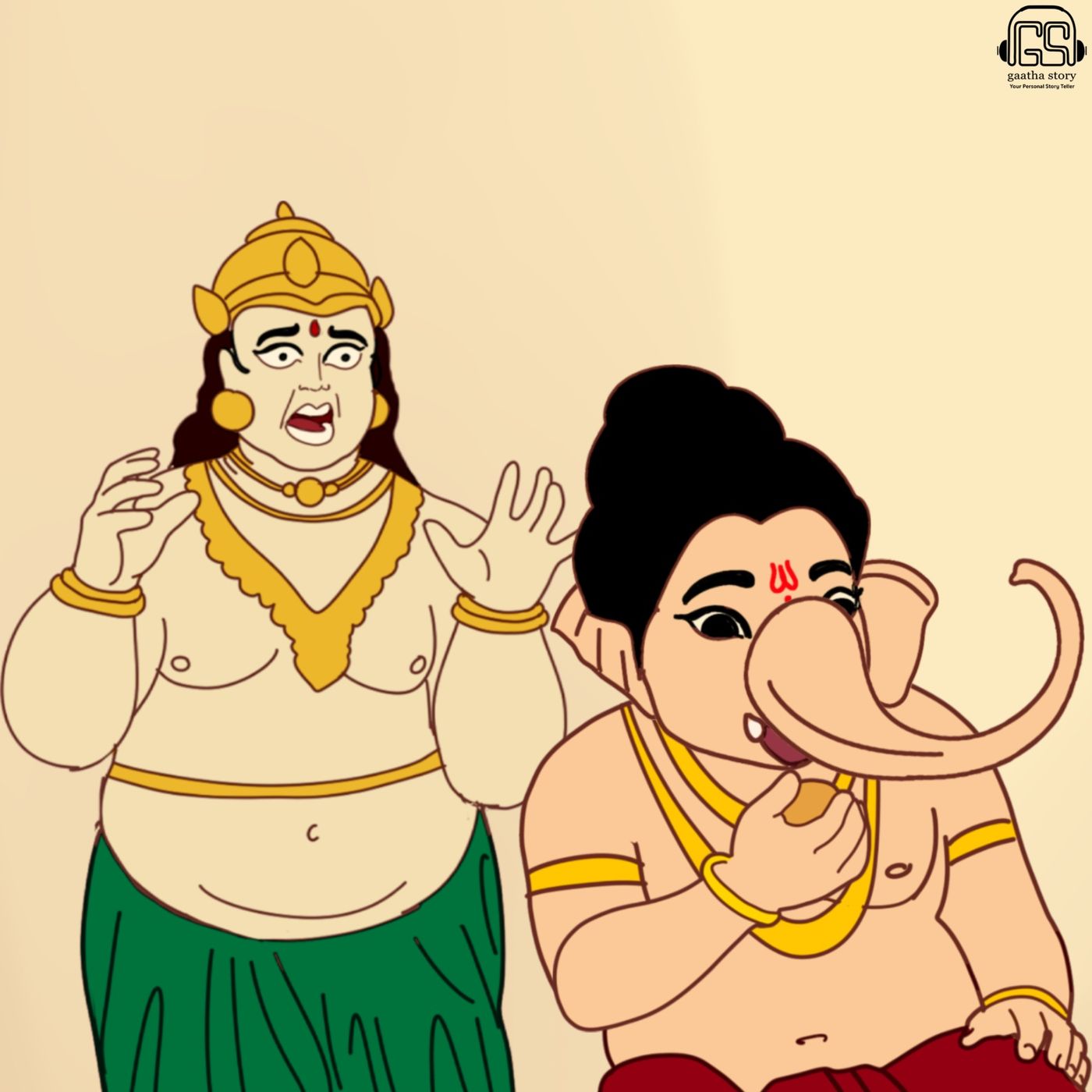Ganesh and Kuber\'s Feast