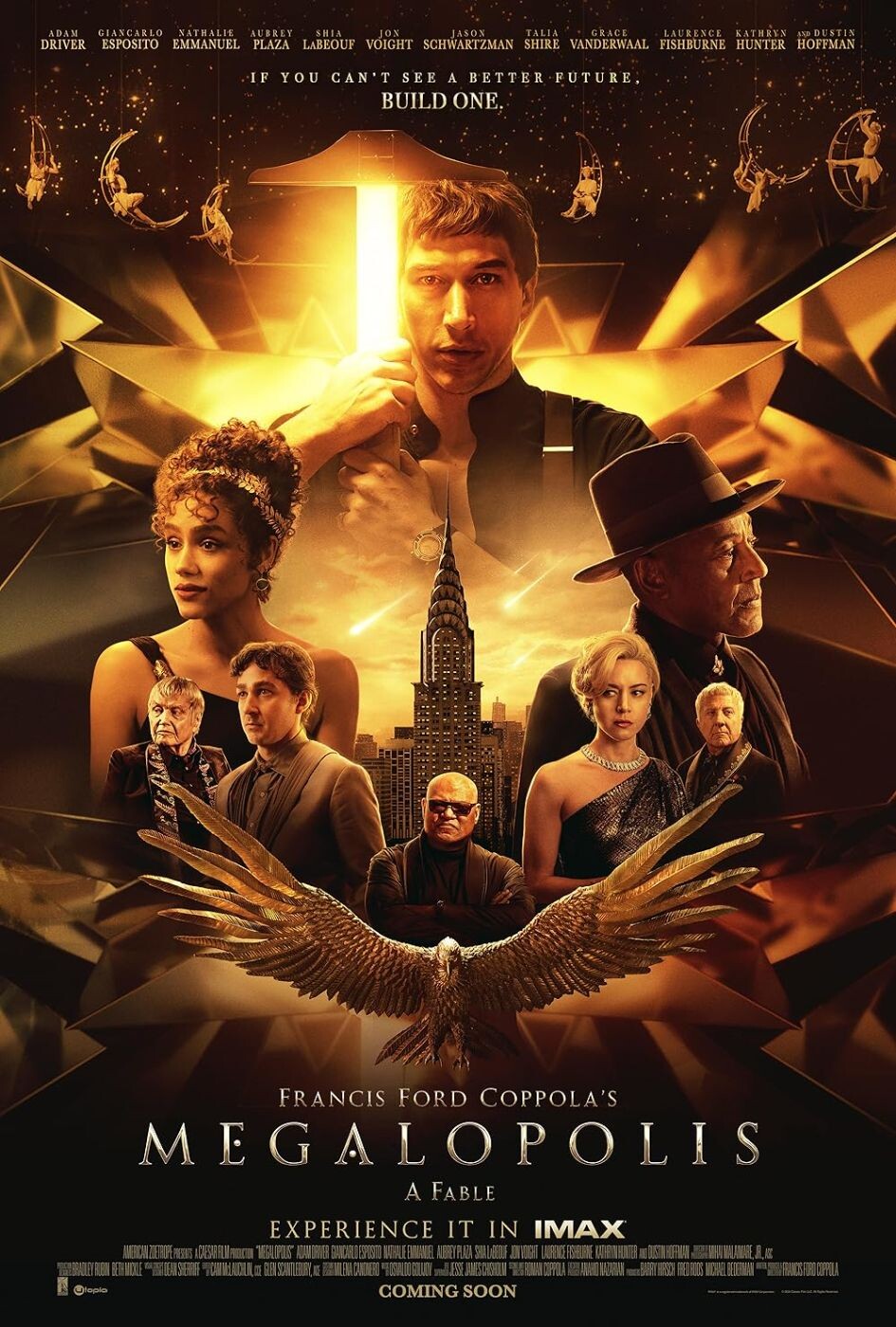 Review of the movie Megalopolis 2024 episode artwork