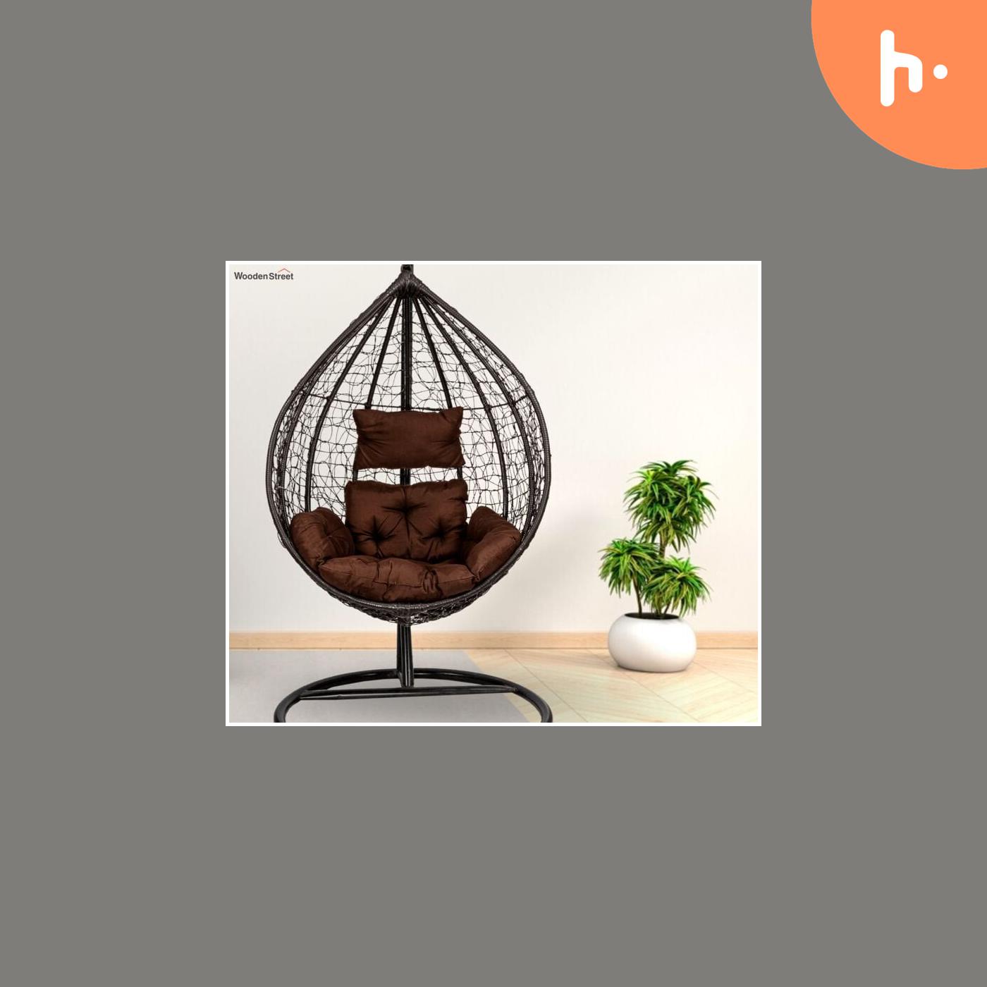 Explore the diverse range of swing chairs available at Wooden Street!