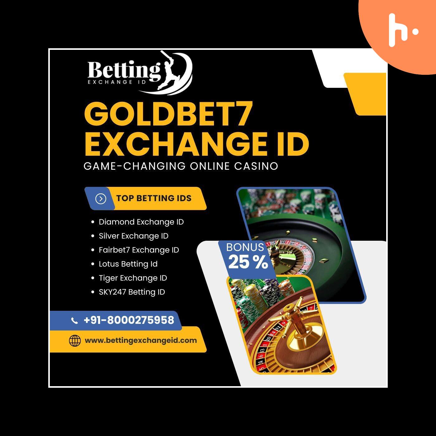 Goldbet7 Exchange ID casino games