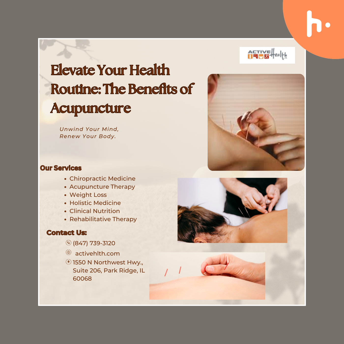 Choose the best acupuncture Clinic for Your Wellness