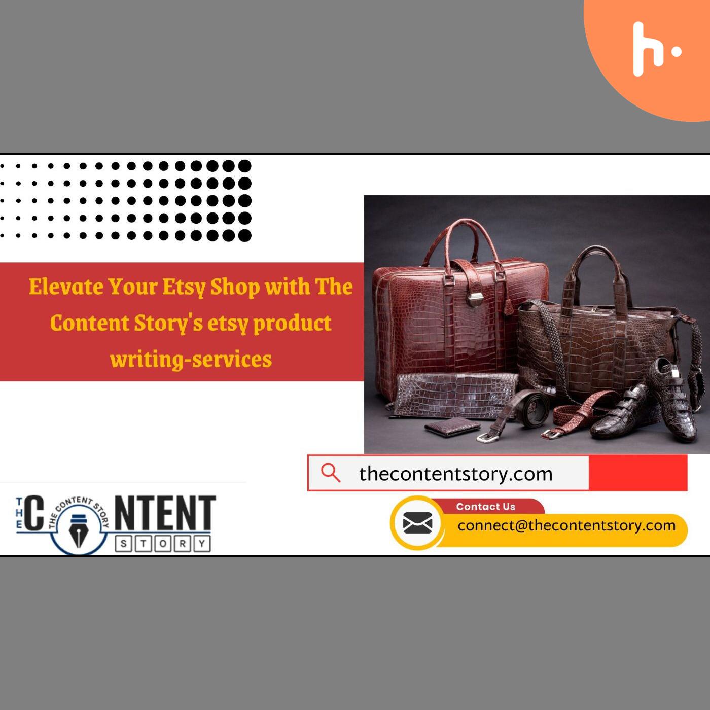 Elevate Your Etsy Shop with The Content Story's etsy product writing-services