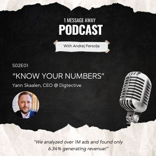 1 Message Away 2x01 Know your numbers with Yann Skaalen episode artwork