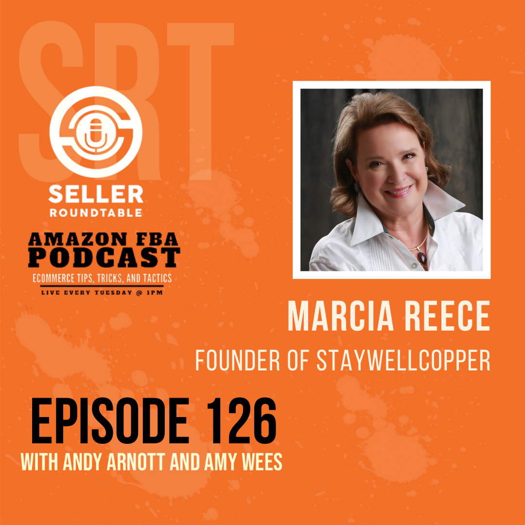 cover of episode Inventor of Sidewalk Chalk moves into eCommerce - An inspirational story like no other - Amazon Seller Tips with Marcia Reece - Part 2