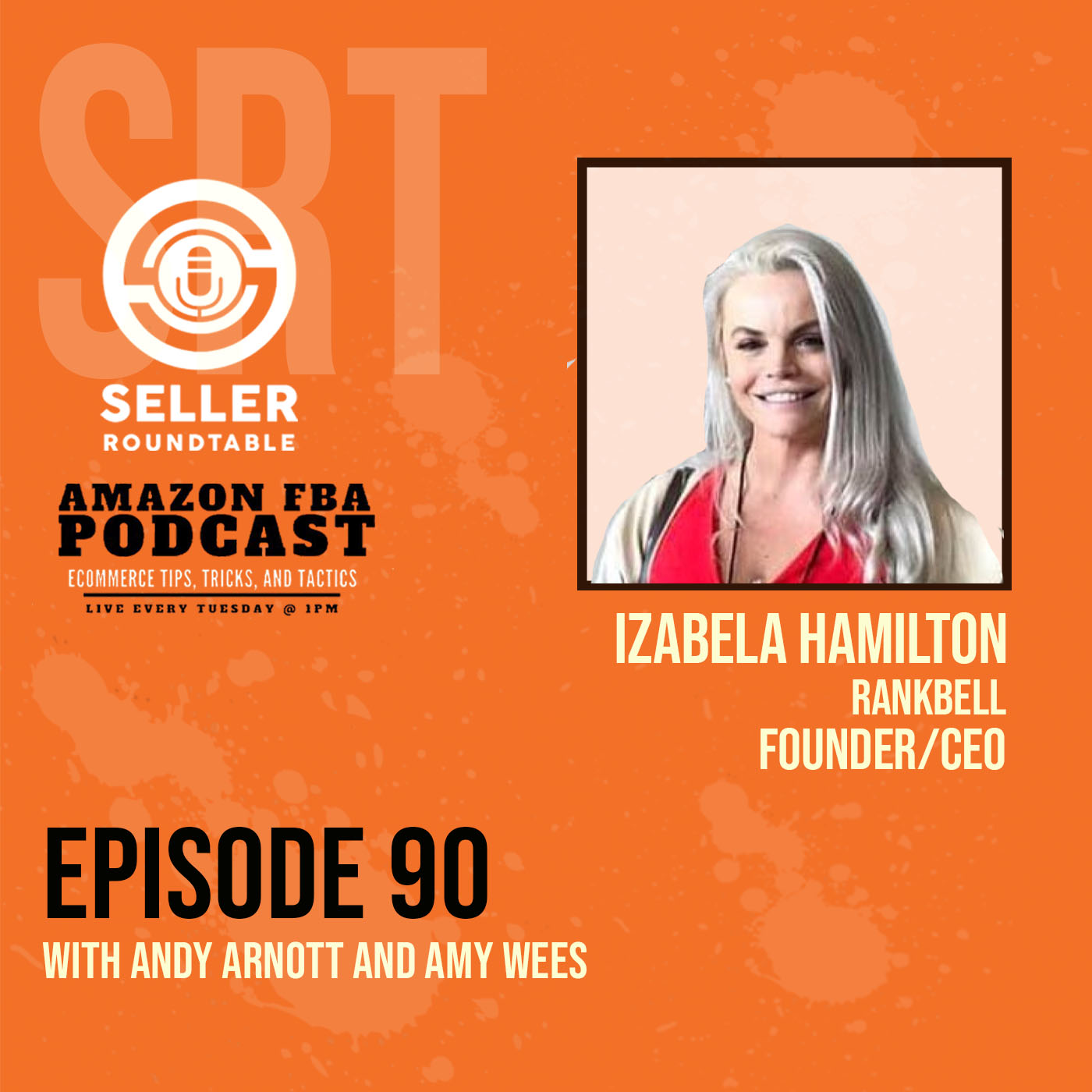 cover of episode SRT 90 - Ranking in 2021 on Amazon and in Life with Izabela Hamilton from Rankbell - Part 1