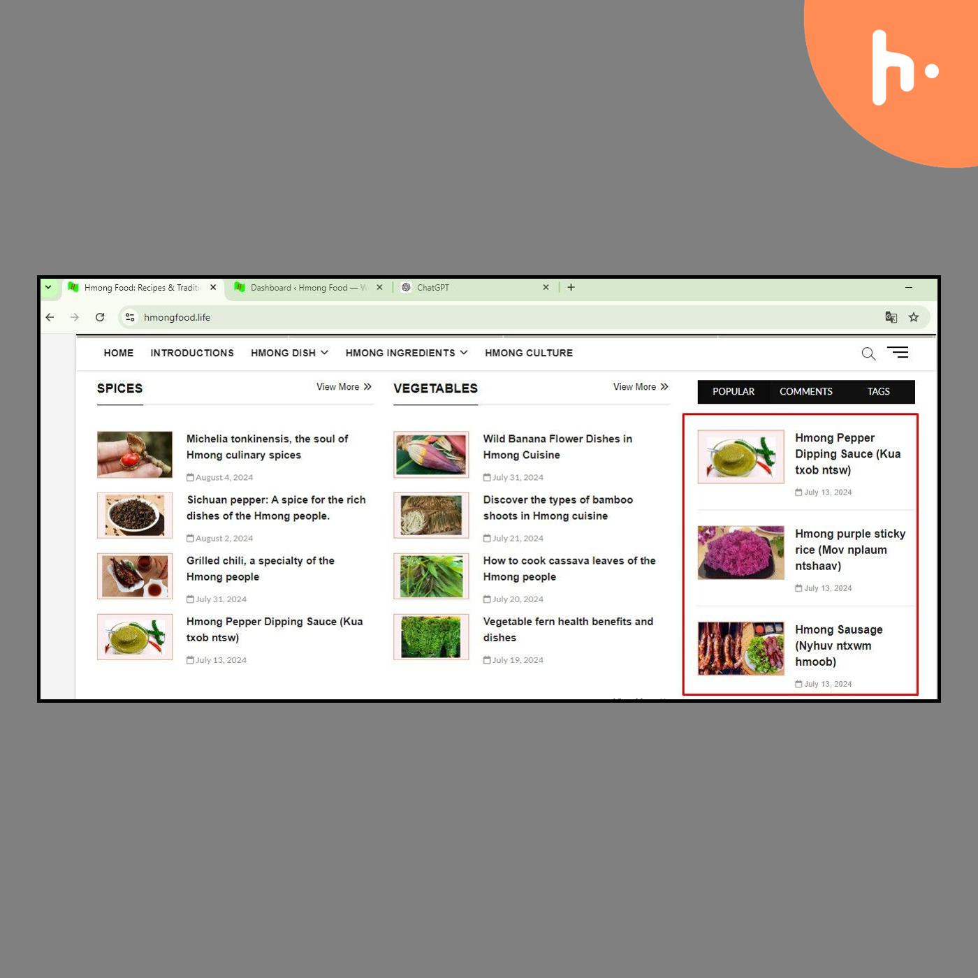 Exploring the Culinary Culture of the Hmong People