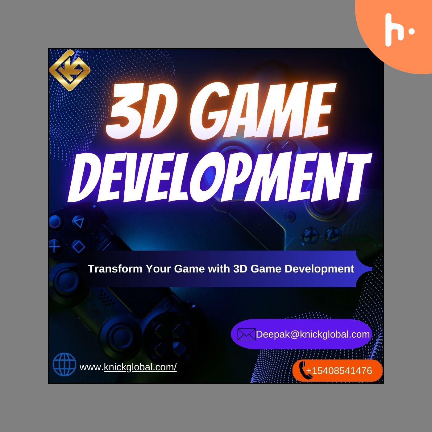 Crafting immersive worlds with 3D game development