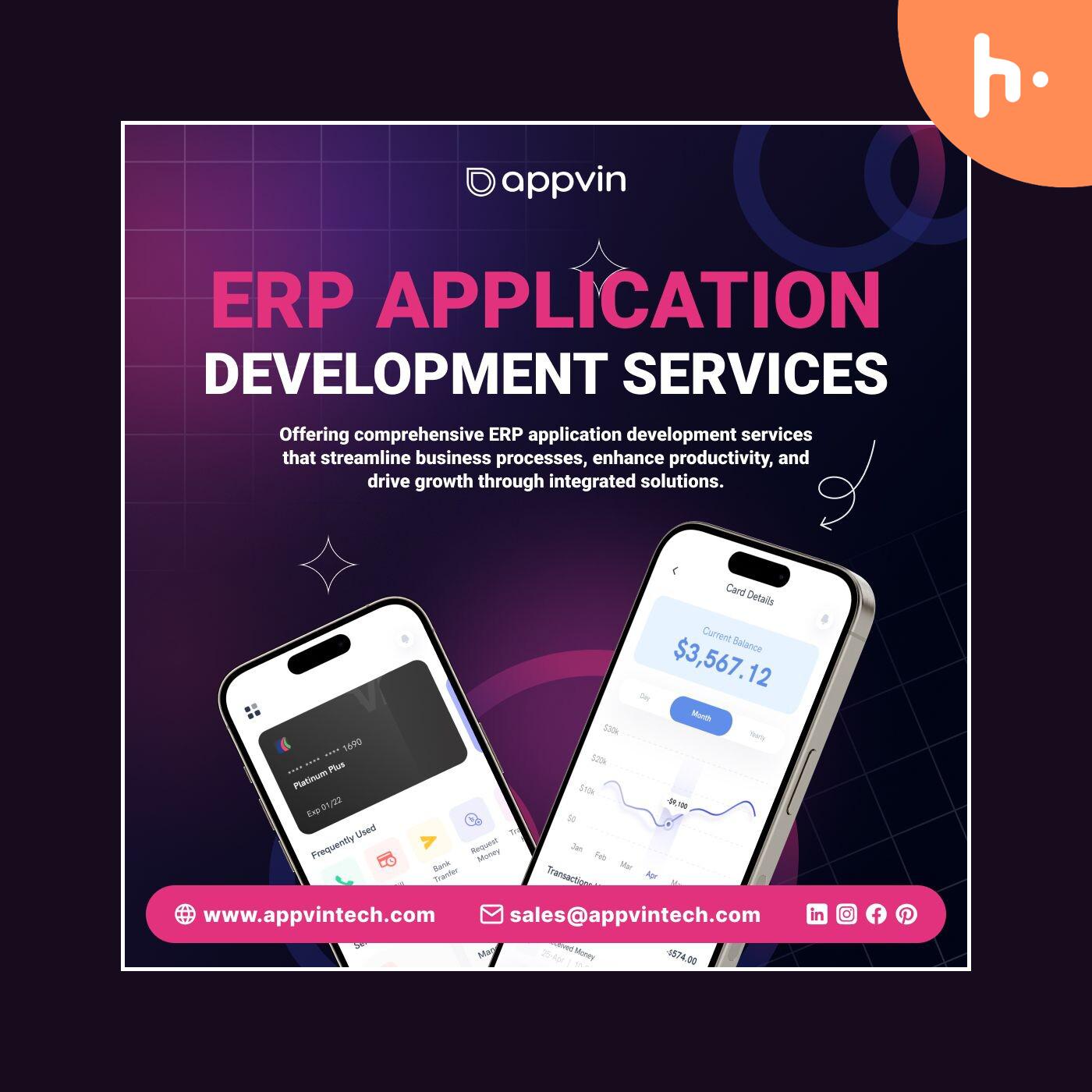 ERP application development services