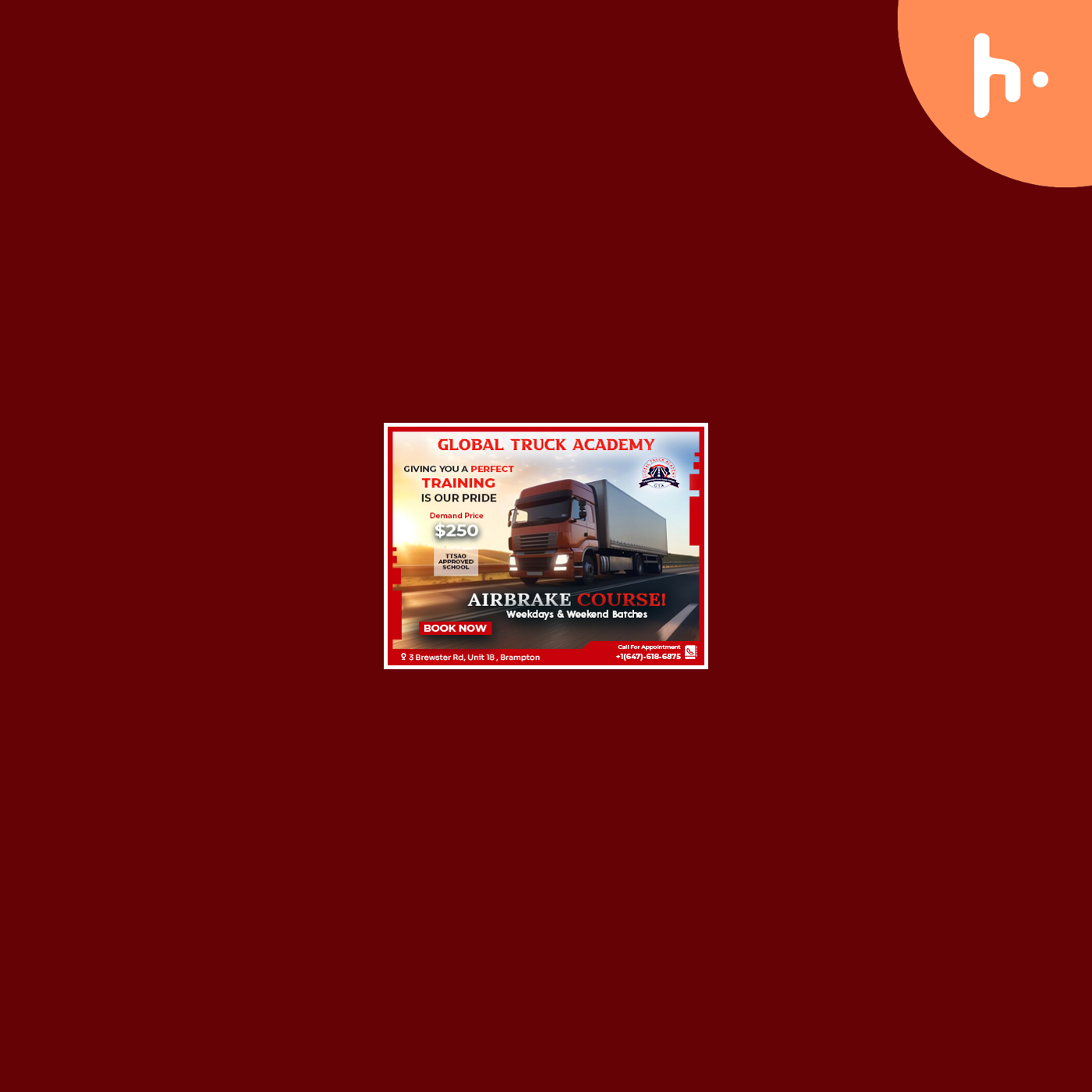 air brake training course Brampton