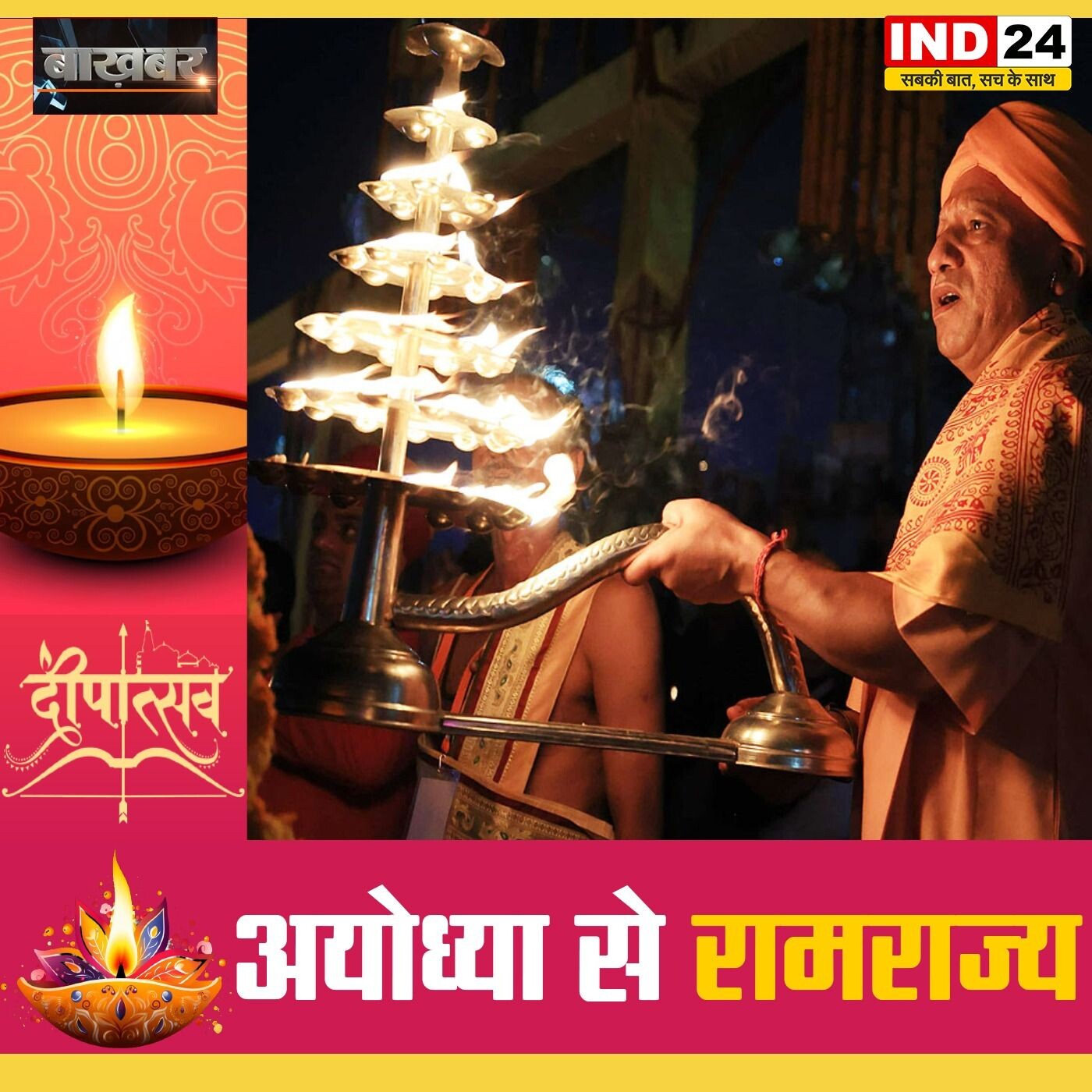 अयोध्या में 28 लाख दीपों का भव्य उत्सव _IND Bakhabar_IND24 episode artwork