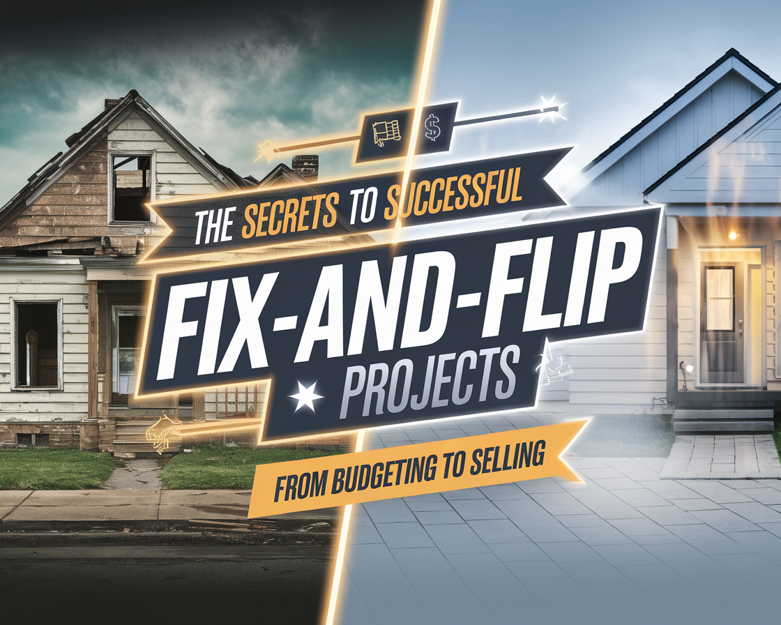 The Secrets to Successful Fix-and-Flip Projects: From Budgeting to Selling
