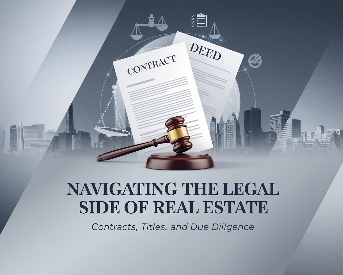 Navigating the Legal Side of Real Estate: Contracts, Titles, and Due Diligence