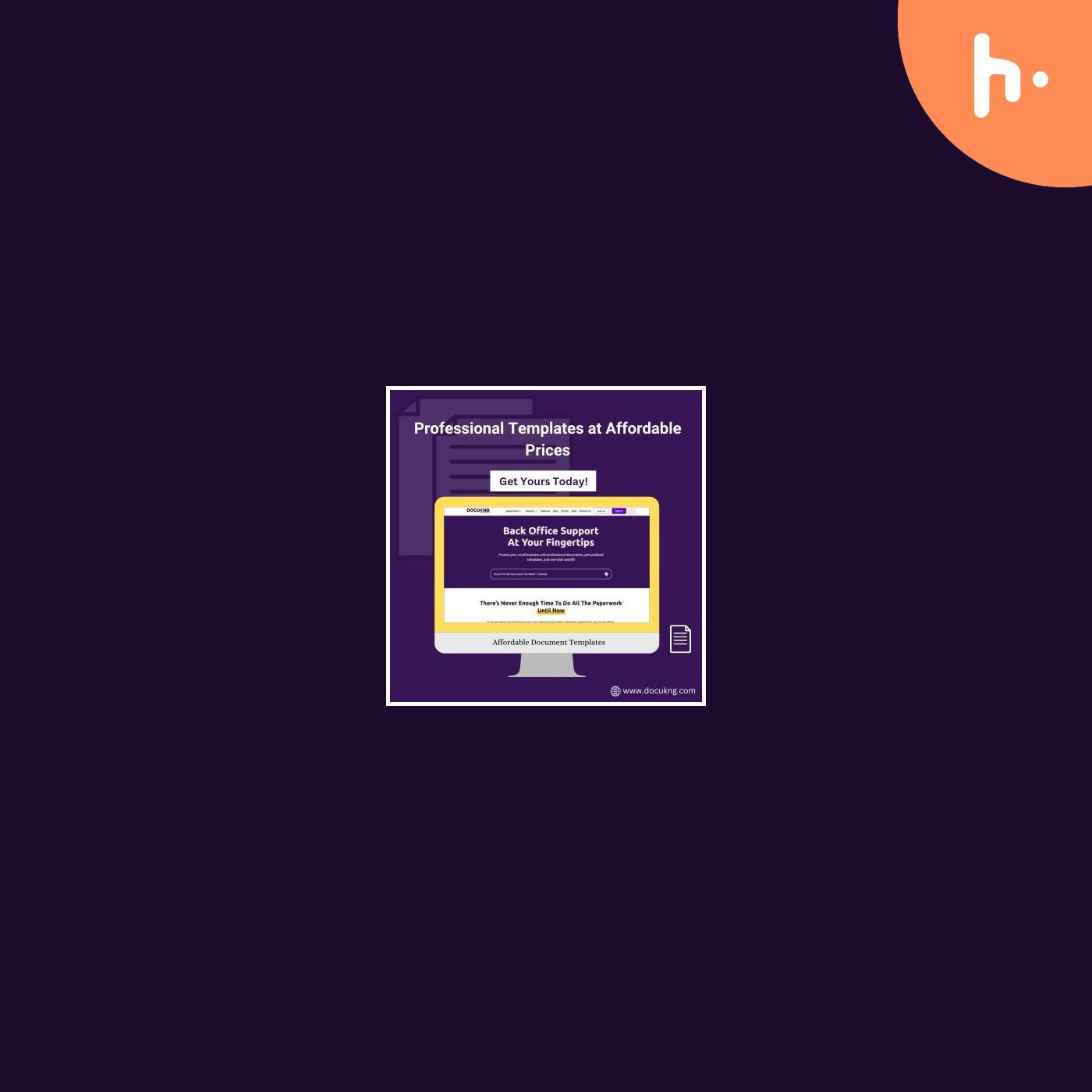 Professional Templates at Affordable Prices- Get Yours Today!