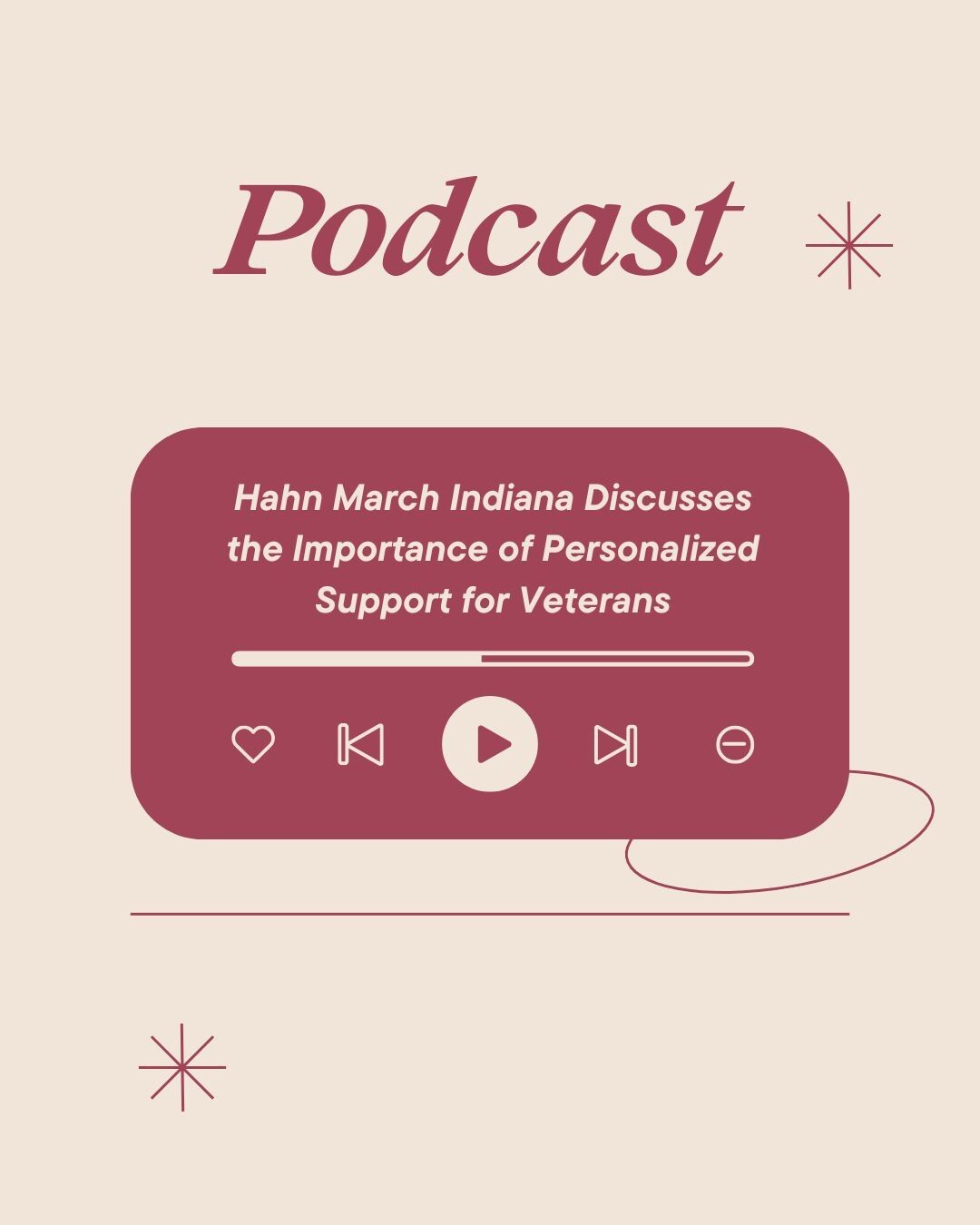 Hahn March Indiana Discusses the Importance of Personalized Support for Veterans